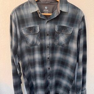 Kuhl Men's Blue Plaid Flannel